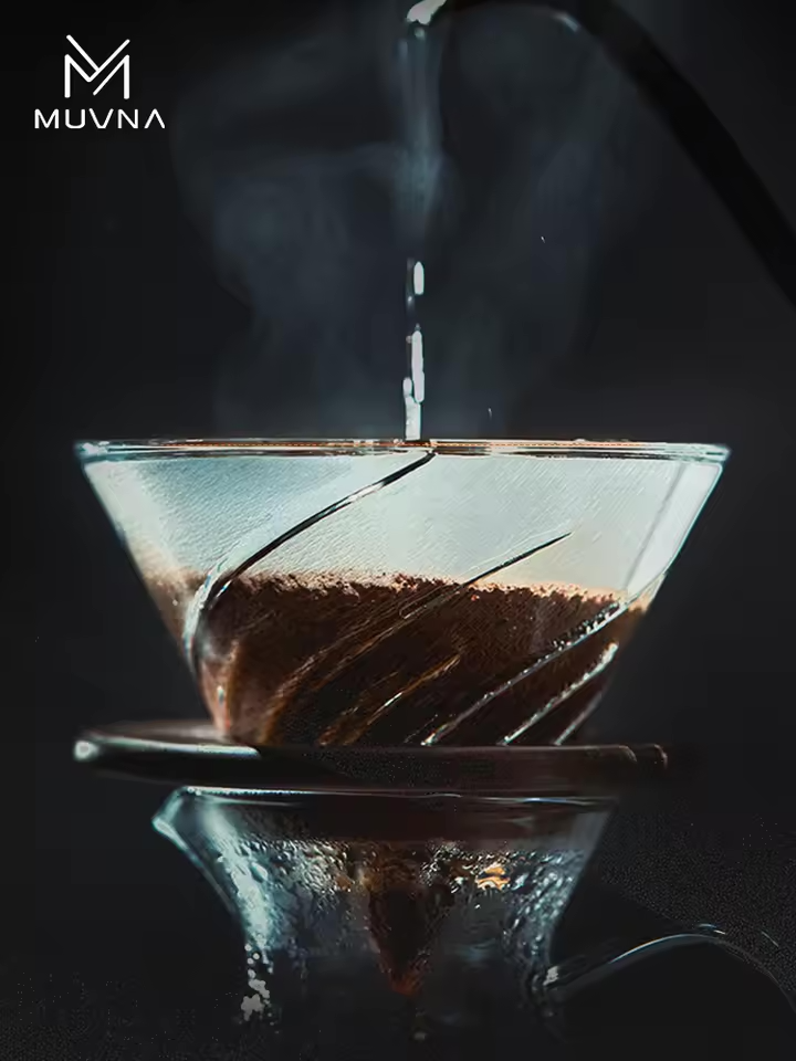 MUVNA Glass pourover set | V60 Size 01