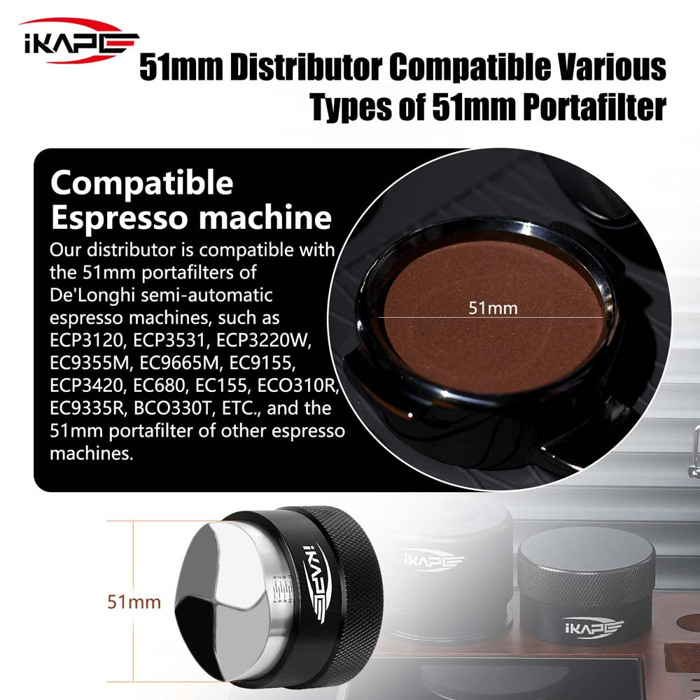 IKAPE Coffee Distributor, Espresso Gravity Distributor