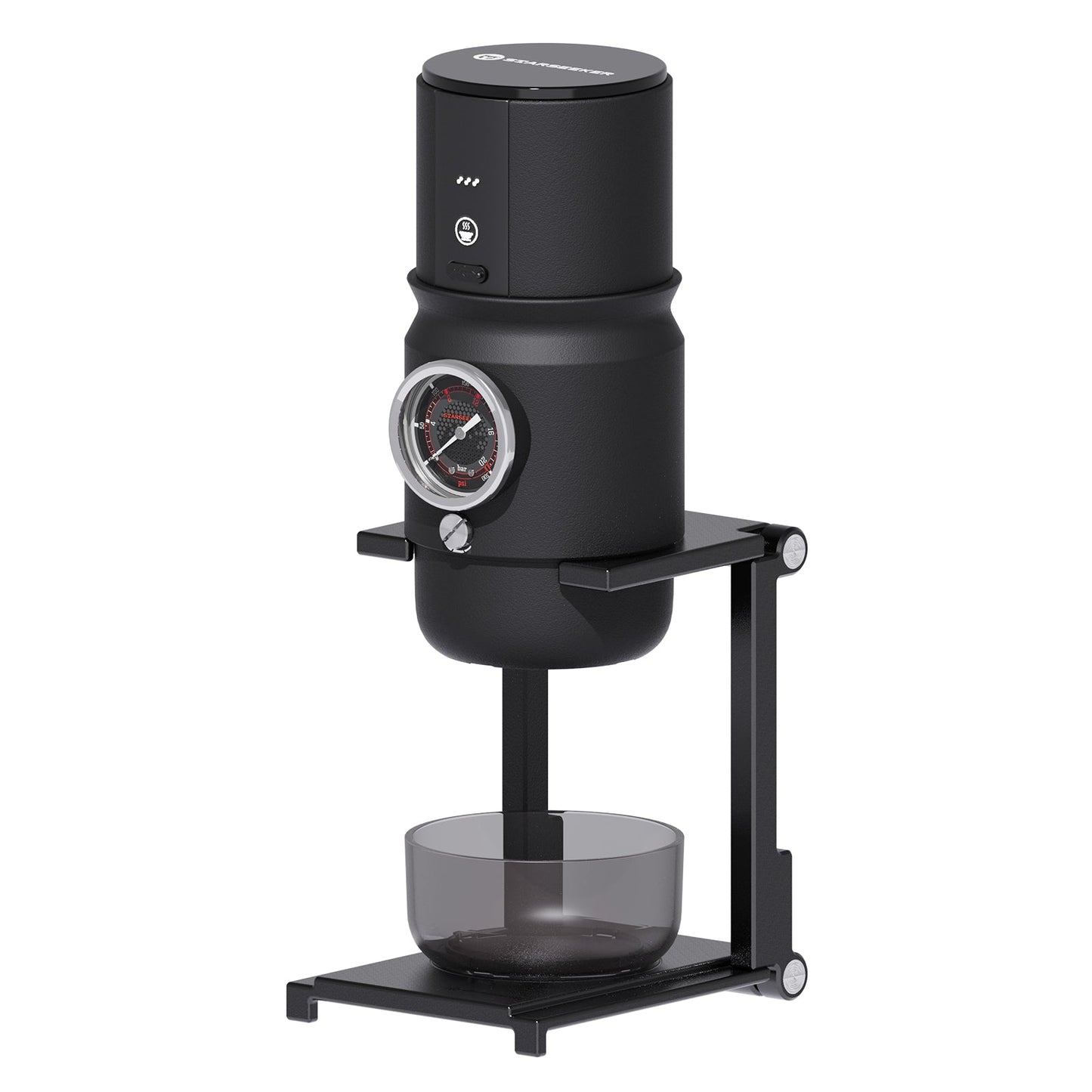 STARSEEKER Super58 Complete set Portable Espresso Machine with Bracket, Dosing Funnel,Coffee Tamper,Silicone insulation sleeve and Carry Bag