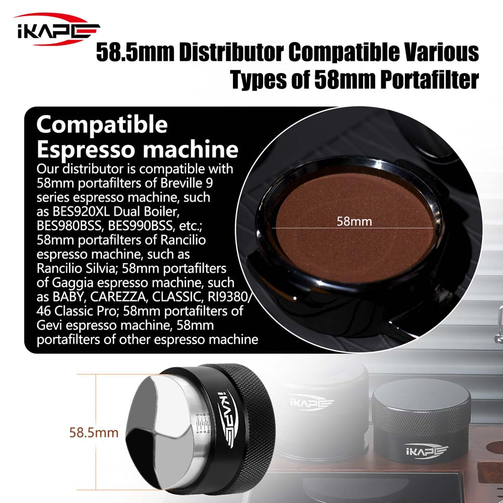 IKAPE Coffee Distributor, Espresso Gravity Distributor