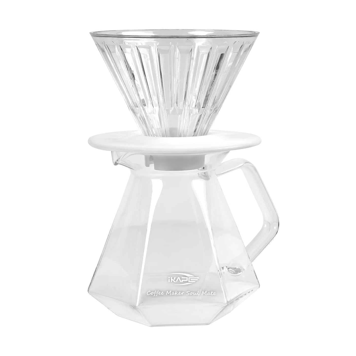 IKAPE Pour Over Coffee Server Carafe