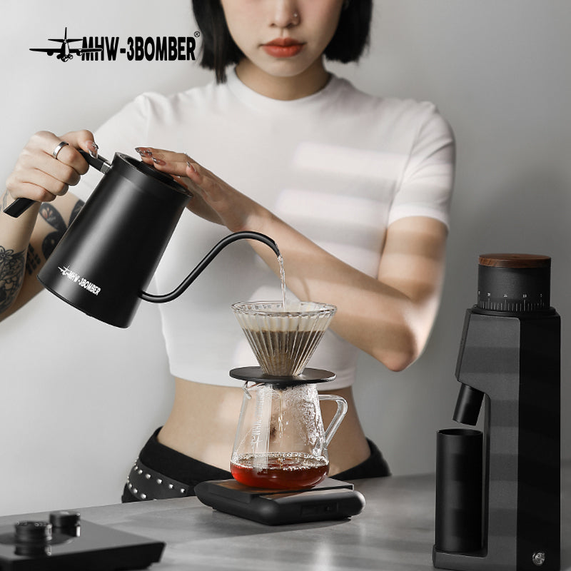 MHW Assassin Electric Coffee Kettle - Black