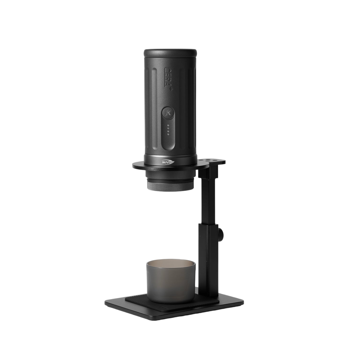 IKAPE Portable Coffee Maker with Heating Function and 51mm Bottomless Basket- KAPO K2
