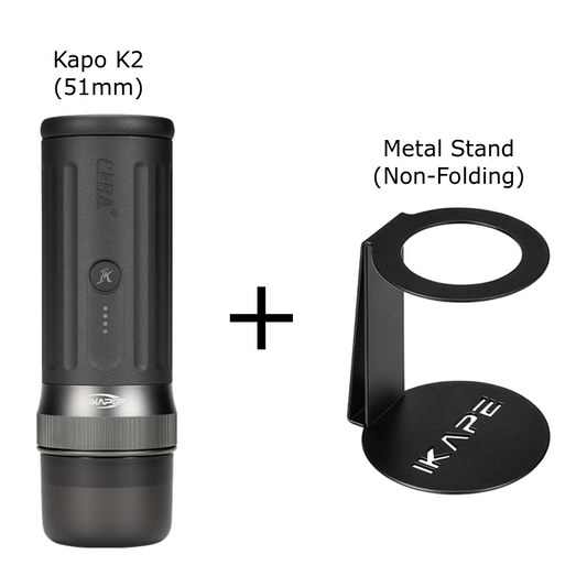 IKAPE Portable Coffee Maker Kapo K2 51mm with Stand
