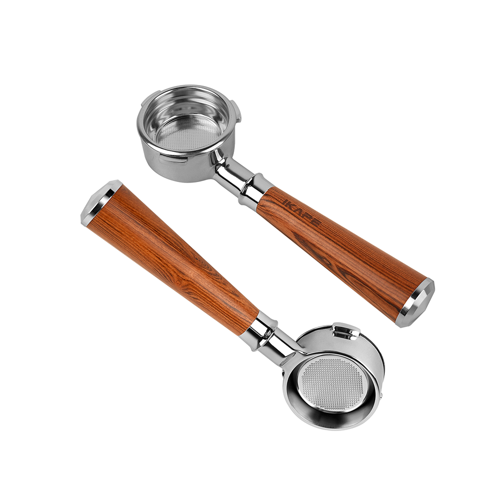 IKAPE Espresso 58mm 3 Ears Bottomless Portafilter Compatible For Standard 58mm 3 Ears Group