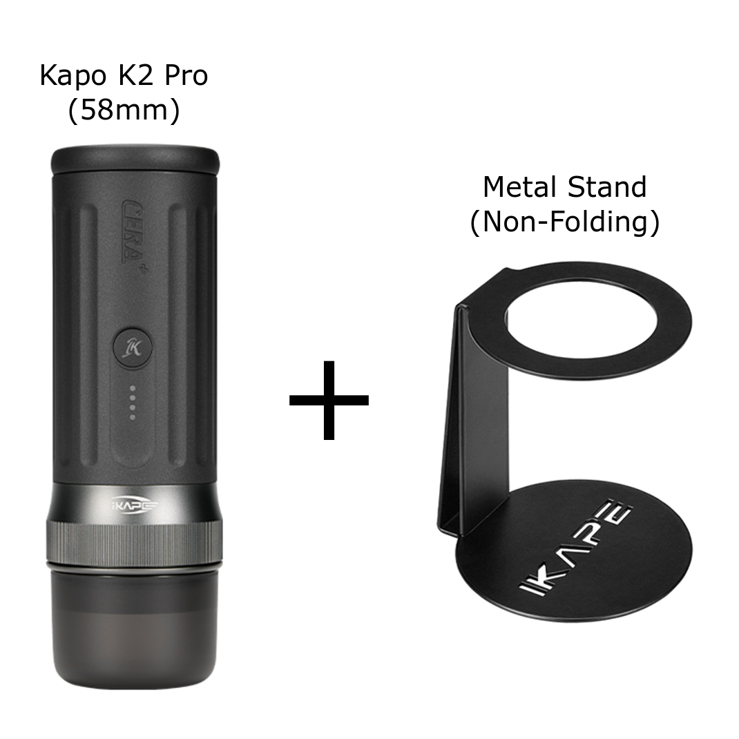 IKAPE Portable Coffee Maker Kapo K2 Pro 58mm with Stand