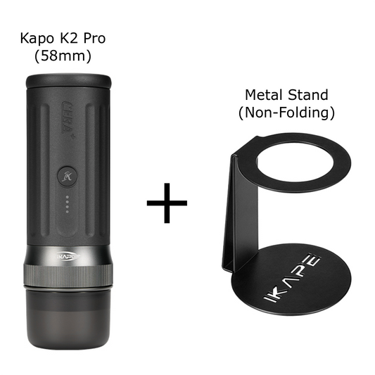 IKAPE Portable Coffee Maker Kapo K2 Pro 58mm with Stand
