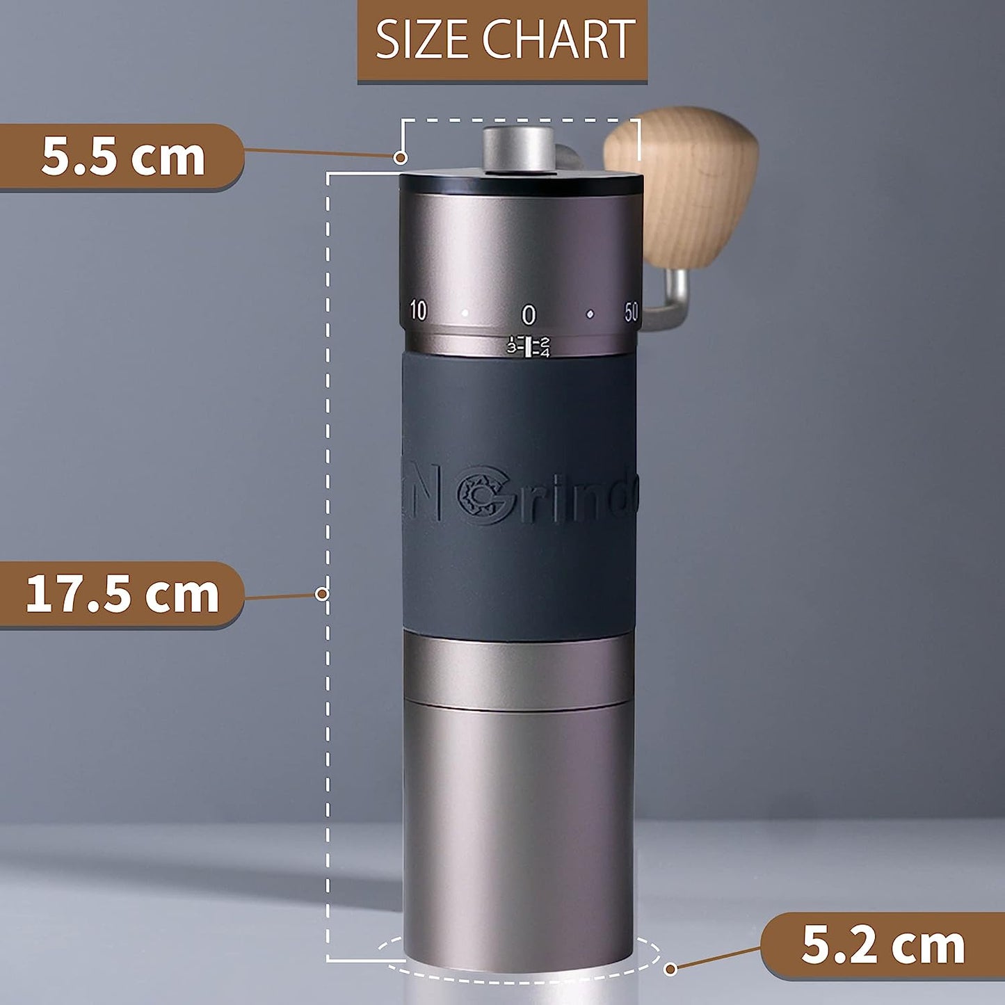 KINGrinder K6 Manual Coffee Grinder