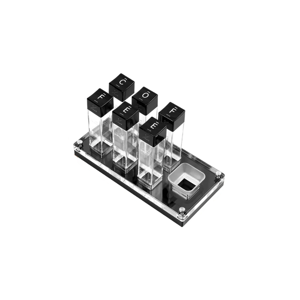 IKAPE Coffee Bean Cellars with Stand & Hopper 6 Tubes and 12 Tubes