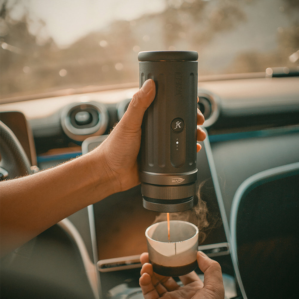 IKAPE Portable Coffee Maker with 58mm Bottomless Basket- KAPO K2 Pro