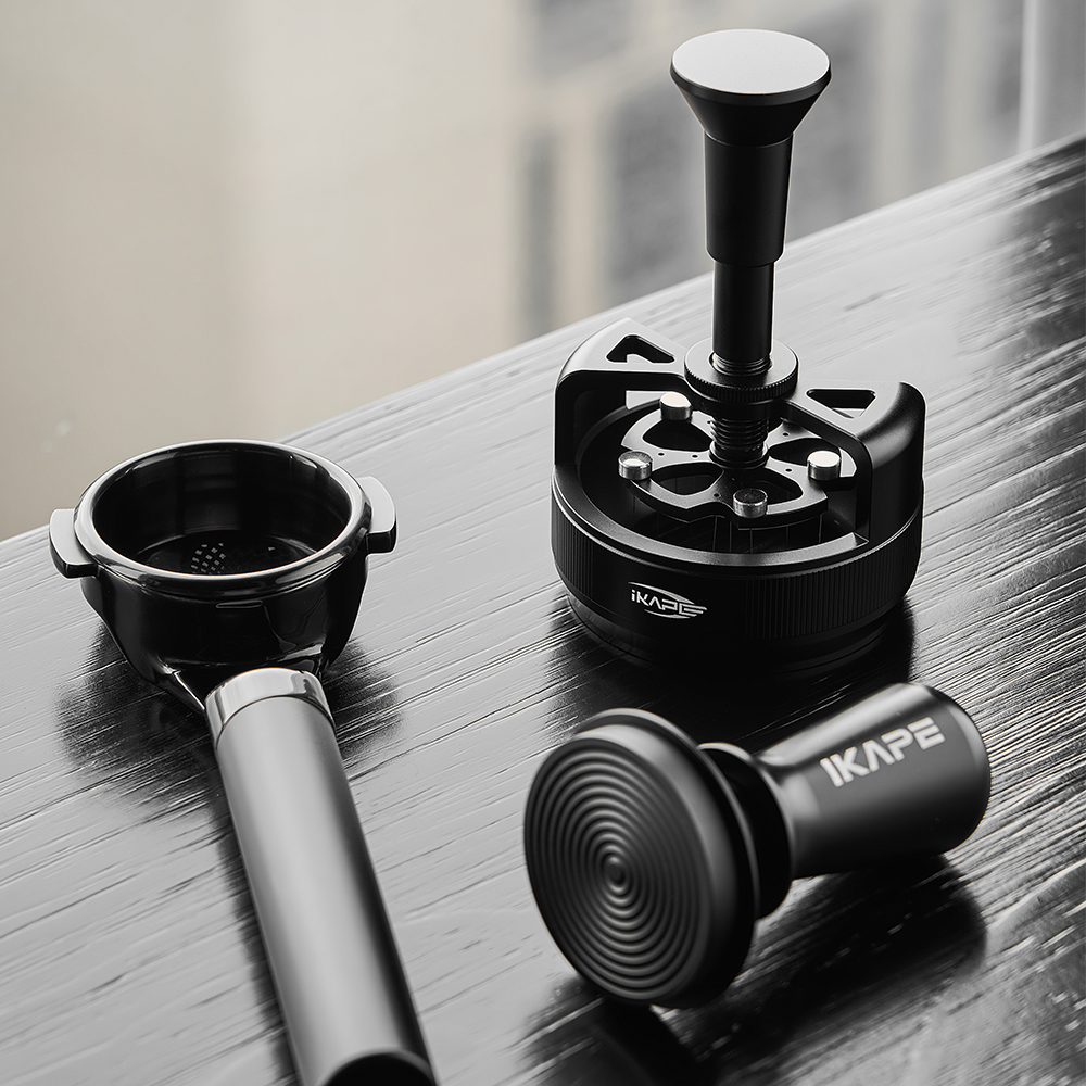 IKAPE One-Press Spring-Back Espresso WDT Tool | 0.25mm Ultra-Fine Adjustable Professional Coffee Leveler