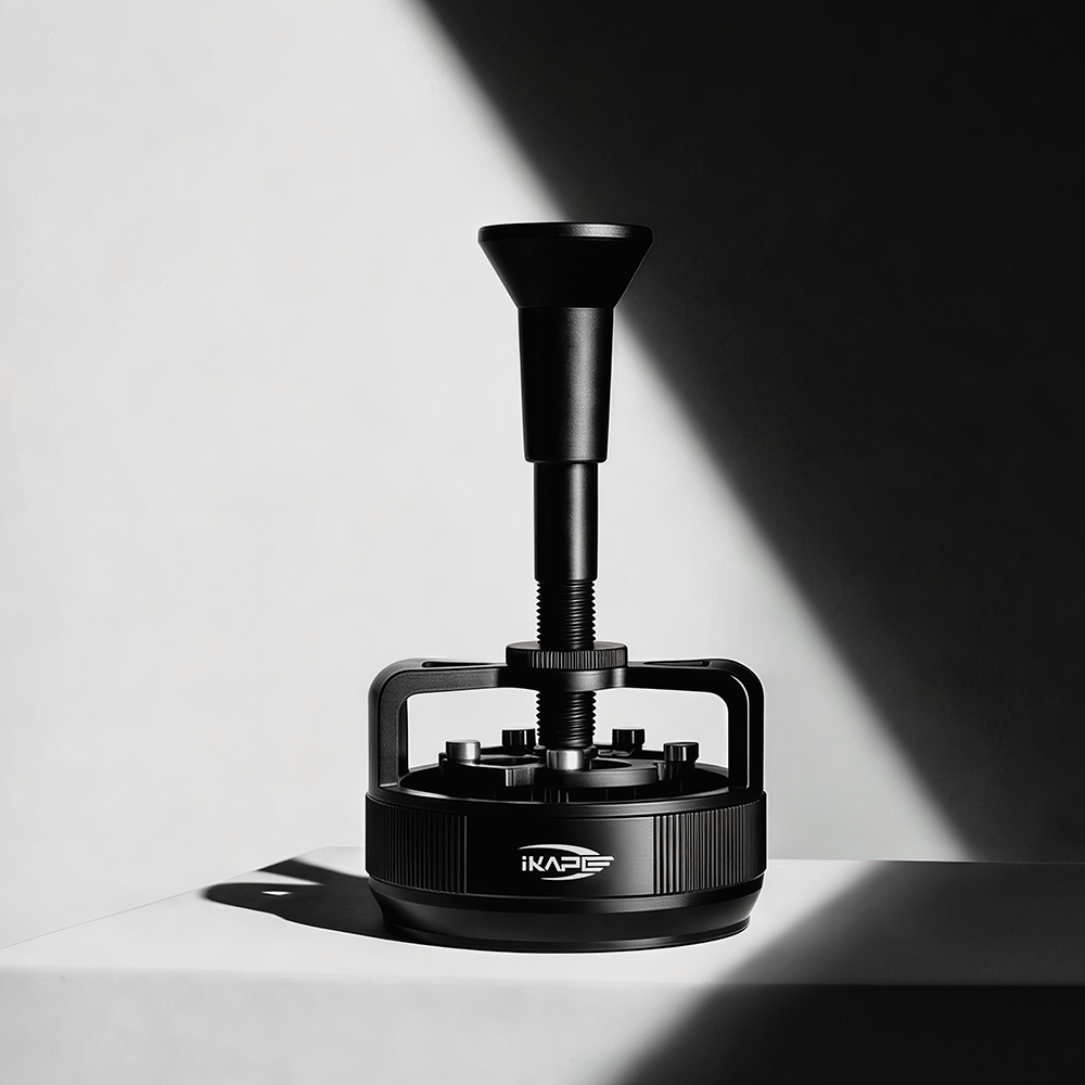 IKAPE One-Press Spring-Back Espresso WDT Tool | 0.25mm Ultra-Fine Adjustable Professional Coffee Leveler