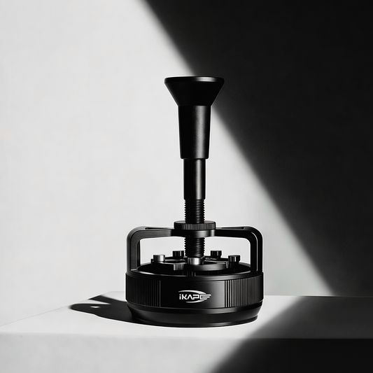 IKAPE One-Press Spring-Back Espresso WDT Tool | 0.25mm Ultra-Fine Adjustable Professional Coffee Leveler