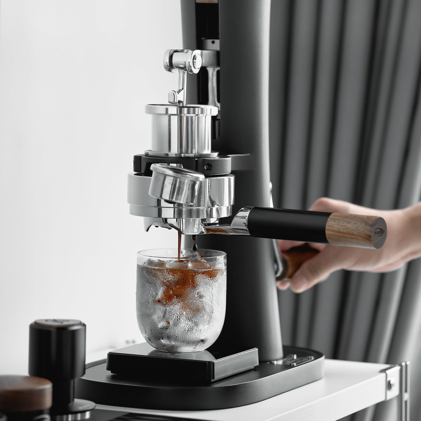 IKAPE Openwork Bottomless Portafilter with High Extraction Precision Basket