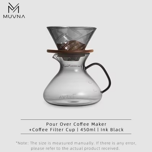 MUVNA Glass pourover set | V60 Size 01