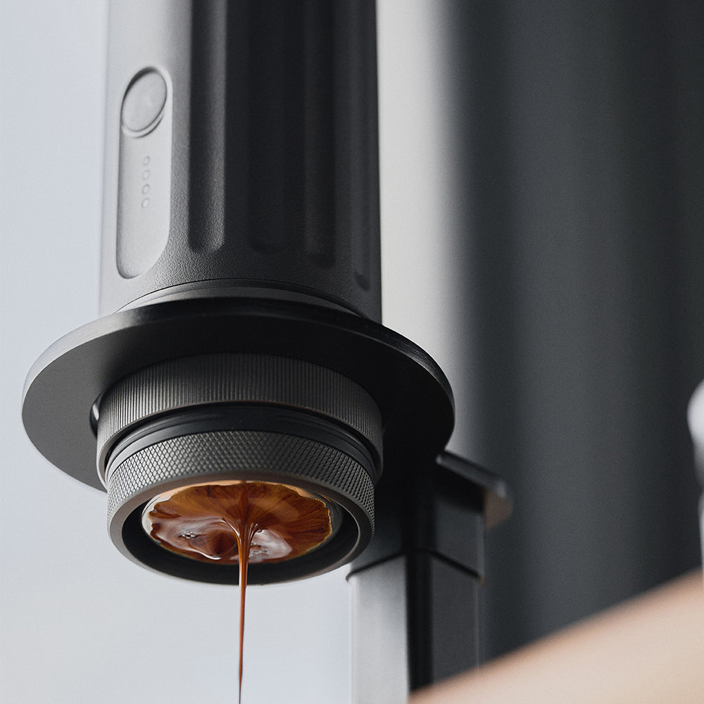 IKAPE Portable Coffee Maker with Heating Function and 51mm Bottomless Basket- KAPO K2